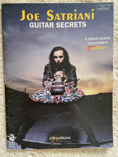 Joe Satriani Guitar Secrets - Paperback 40 pages - guitar techniques and ideas