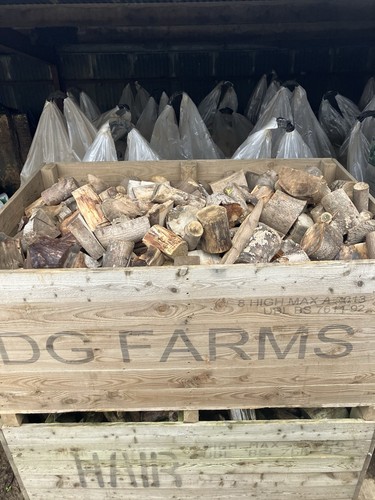 Seasoned logs barn dried - barn,