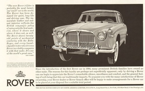1960 rover motor long - 1960,
