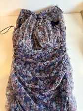 Lipsy floral mesh ruffle