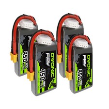 4X OVONIC 11.1V 80C 3S 450mAh