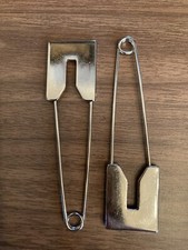 3" Trendy Kilt Pins Shiny Silver Pack sizes 1/5/10