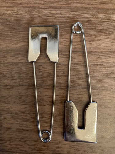 Trendy kilt pins shiny - 3",
