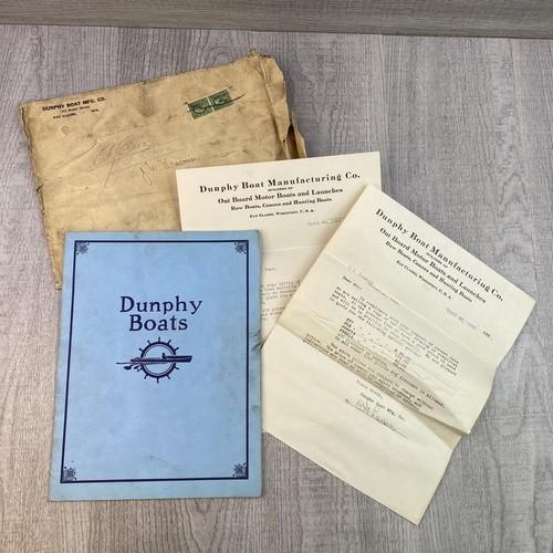 1920s dunphy boat - catalog, no