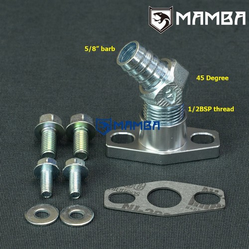45deg turbo oil return - 45deg,
