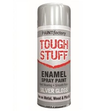 Enamel Effect Silver Gloss