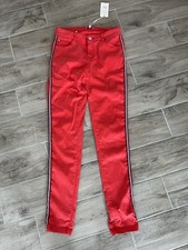 HV polo red trousers size 8