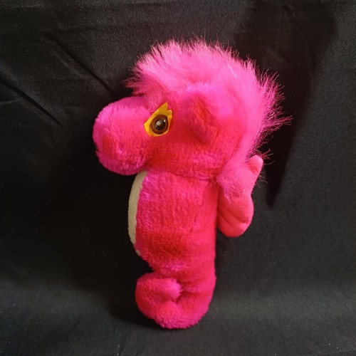 Vintage neon pink seahorse sea - vintage,