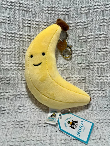 Jellycat banana plush - banana, keychain