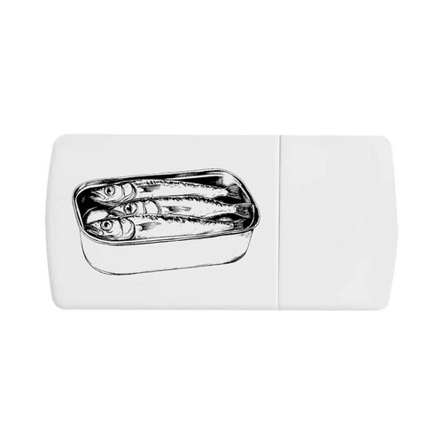 Tin sardines pill - of, box