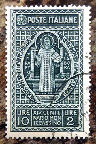 Italy 1929 monte cassino sg266 - italy,