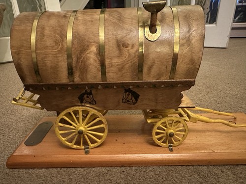 Wooden gypsy wagon model - wooden,