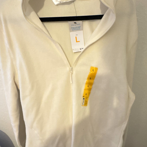 Primark cream zip fleece - 1/4,