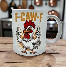 F-caw-F Funny rooster  Mug