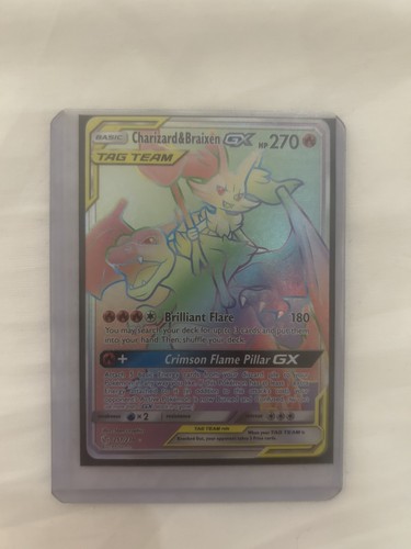 Pokemon charizard braixen gx - braixen,