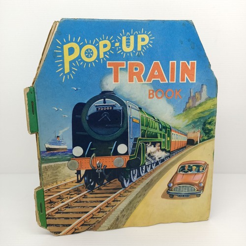 Pop train book vintage - train,