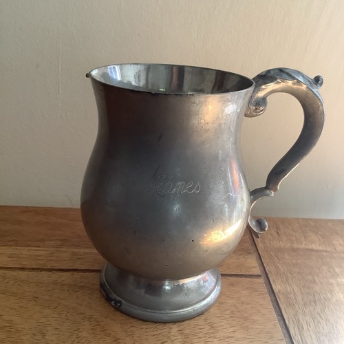 English pewter tankard goblet - english,