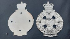 Warrant Officers Chrone Plated Rifles Cross Belt  Badge USED.