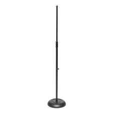 Stagg MIS-1120BK Round Base Microphone Stand Heavy Duty Mic Stand Stage Black