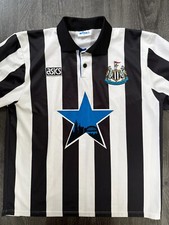 Original Authentic Asics Newcastle United 1993/1994 Home Shirt Mens Extra Large