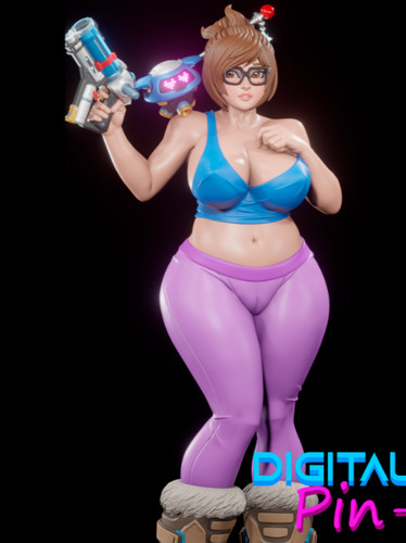 Overwatch mei fanart pin - fanart, pin-up