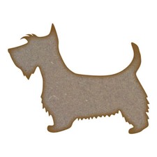 Scottie Dog MDF Laser Cut