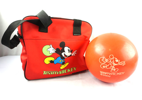 Vtg team mickey mouse bowling - vtg,