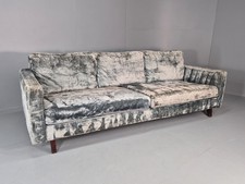 Huge 4 Seater Settee Turquoise