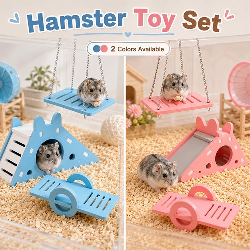 Cute hamster toys set - 1,