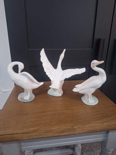 Lladro porcelain ducks one - 2,