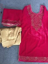 Stitched Suit Punjabi Pakistani Indian Asian Salwar Kameez Suit Velvet