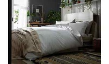 Habitat Easycare Plain White Bedding Set - Double (1248)