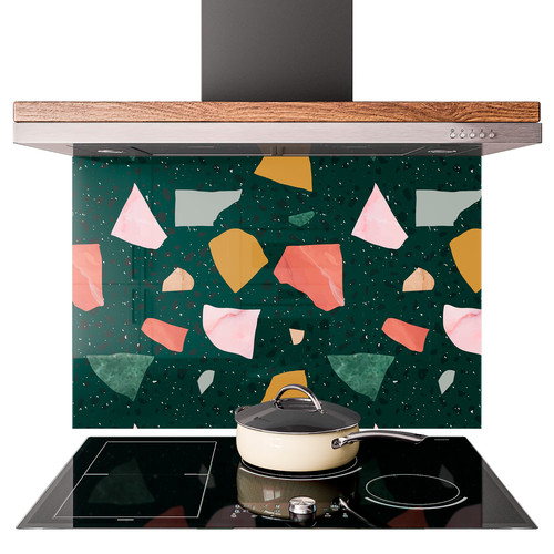 Glass splashback backsplash - glass,
