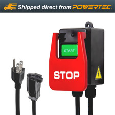 POWERTEC 71754 Safety Power Tool Paddle Switch for Router Tables, Table saws