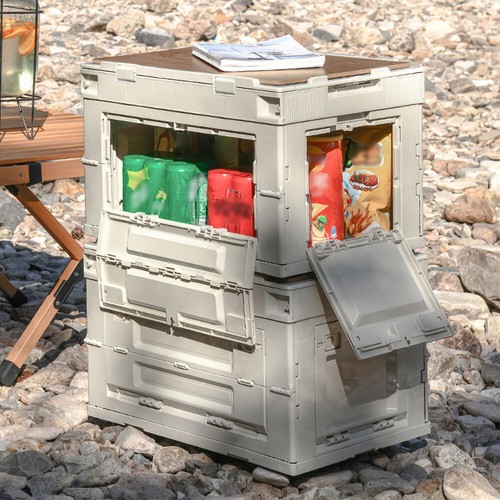 60l outdoor camping wood - camping, lid