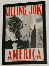 KILLING JOKE Framed A4 1988