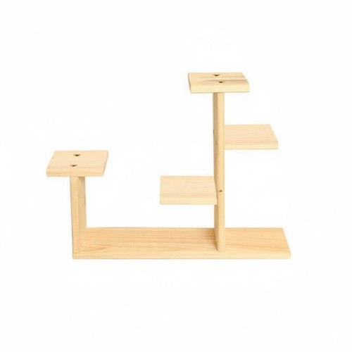 Succulent stand solid - succulent, wood