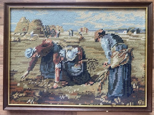 Vintage needlepoint tapestry - vintage,