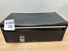 Brabantia Fall Front Rectangle Bread Bin - Matte Black