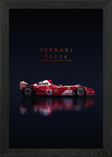 Ferrari F2004 F1 Car Framed