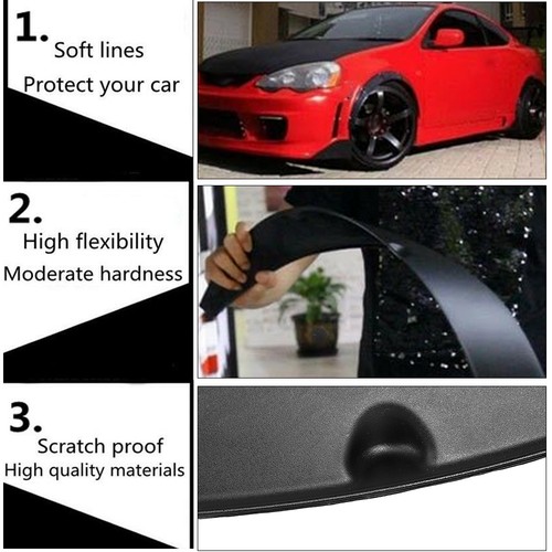 4pcs 90mm 5in - 4pcs, flexible