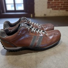 Skechers  Men Leather Brown Sport Urban Track Fusion Lace Up Oxford Sneaker -12