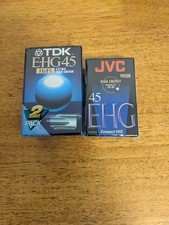 TDK & JVC Video Camcorder Cassette Tapes x3 - VHS C - New & Sealed