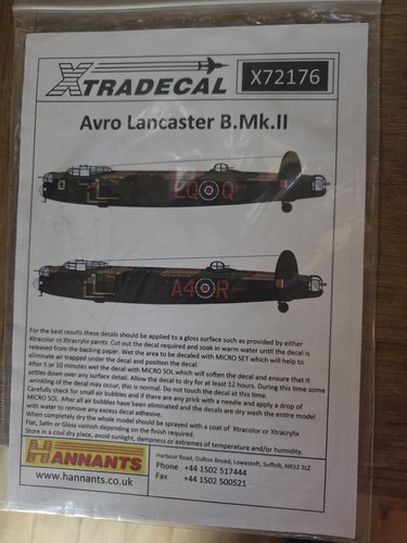 Xtradecal x72176 avro - xtradecal, 1:72