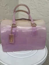 Furla Pink Glitter Rubber