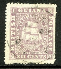 British Guiana 1875 British QV