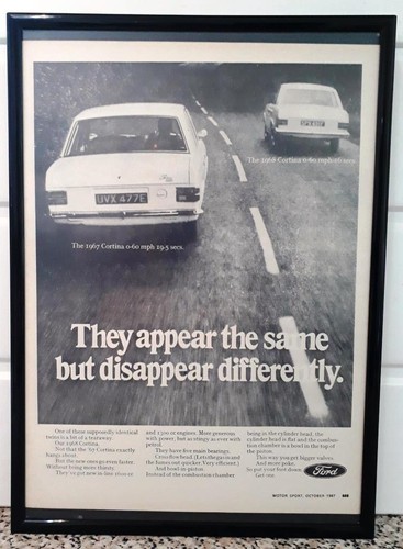 Framed original classic - classic, ad