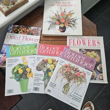 Flower Arranging Books & Magazine x6 Bundle filled with floral inspiration  GT42