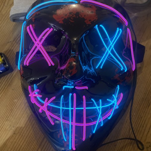 Scary purge mask led - purge, mask,