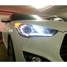 For Bmw 3 Series Daytime Running Lights DRL Bulbs F30 580 7443 Led Super White